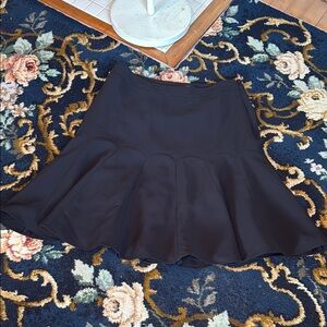 Talbots Elegant Black‎ Flared Skirt